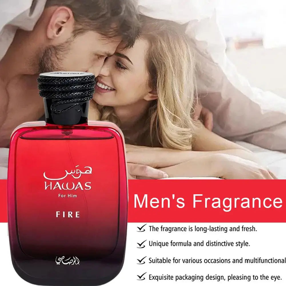 RASASI Hawas For Men Eau De Parfum Long Lasting Luxury Arabian Oud Fragrance Spray Premium Woody Cologne Authentic Perfume Men