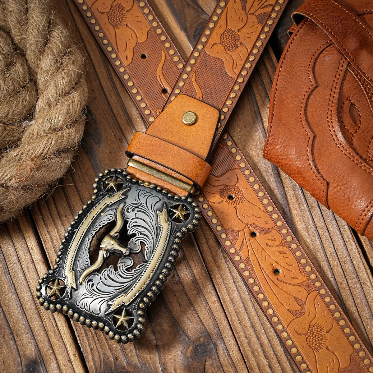 Vintage meets fashion! Alloy buckle PU belt, suitable for both men and women, to create a personalized Western style