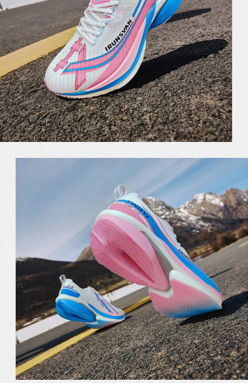 IRUNSVAN Shadow Wing 2.0 Carbon 2024 Sport Shoes Original Trendy Casual Sneakers Outdoor Marathon Running Shoes Men Unisex
