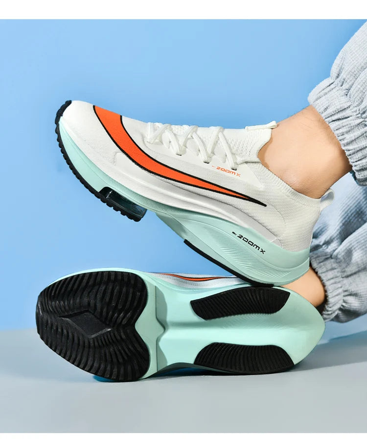 Outdoor Marathon Couple Sneaker Height Increasing Running Shoes for Men Original Soft Walking Tenis Boys Girls Sport Footwear 46