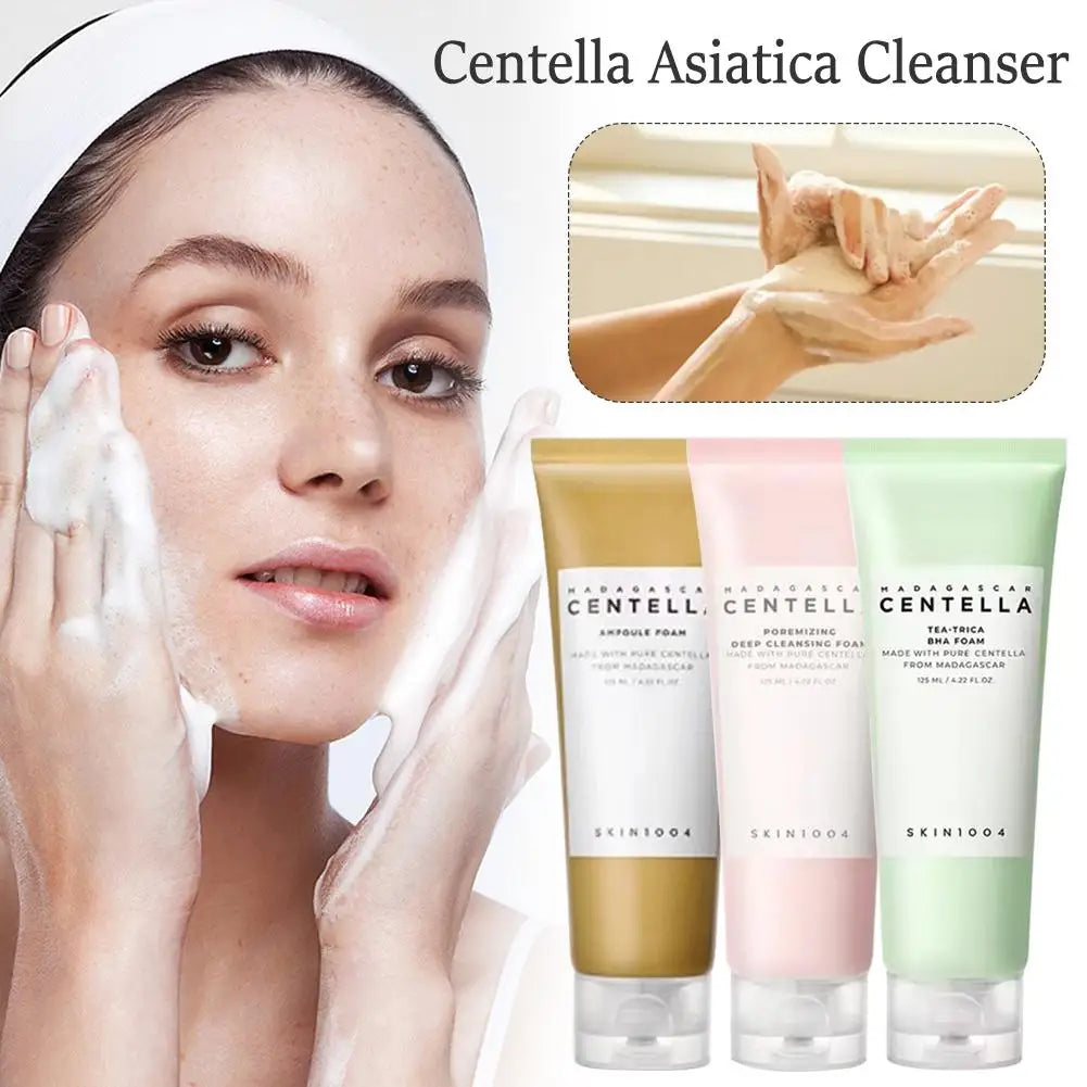 Centella Poremizing Deep Cleansing Foam Oil Control Moisturizing Madagascar Centella Remove Pore-Clogging Skin1004 Skin Care