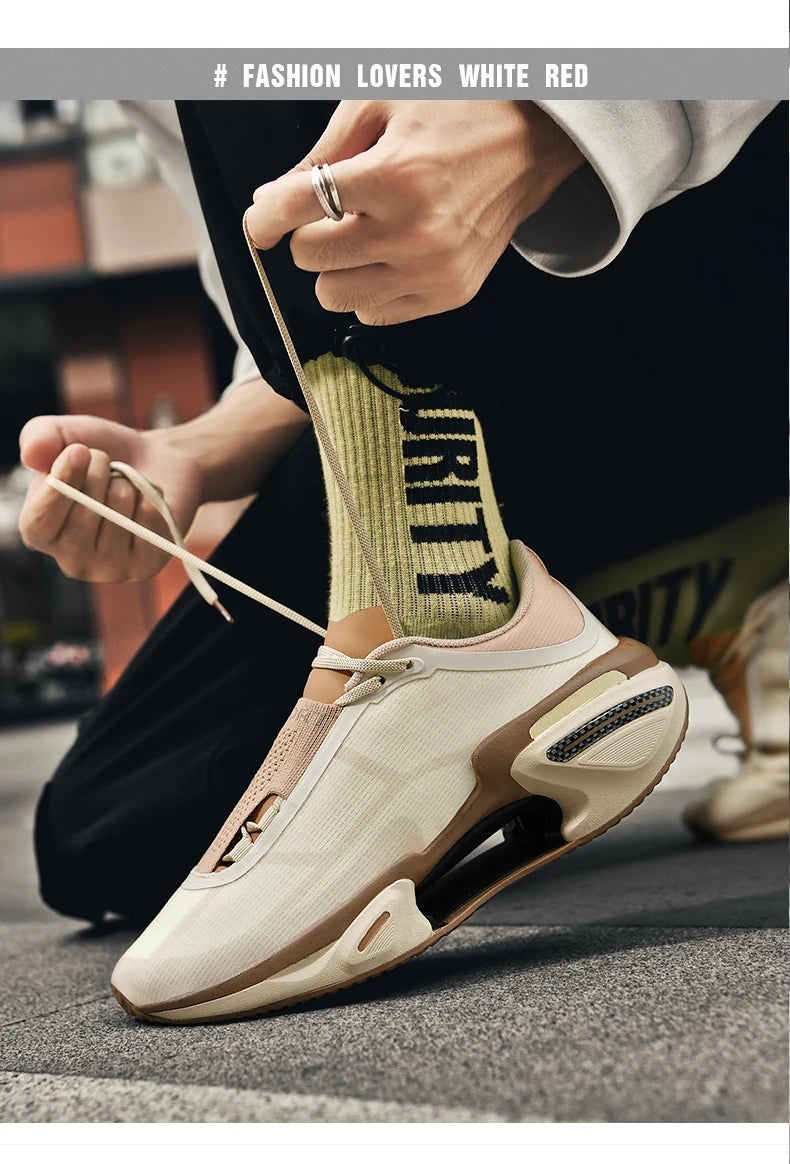 UrbanFlex™ Breathable Height-Lift Sneakers – Men's Casual Athletic Trainers