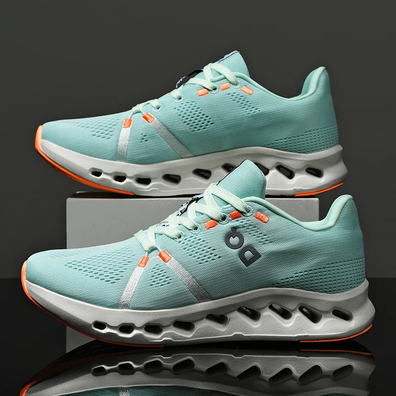 New Running Shoes Men Mesh Lightweight Flat Outdoor Gym Jogging Shoes Comfortable Original Tennis Shoes Cushioning Sneakers Man