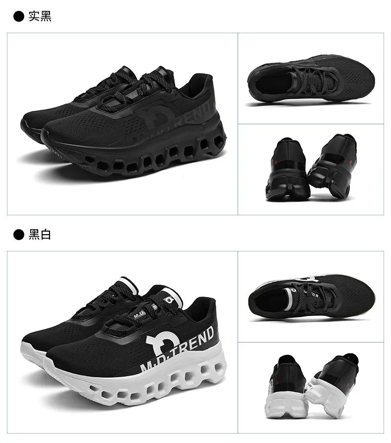 Outdoor Tennis Men Shoes Soft Sole Breathable Casual Sports Shoes Mesh Surface Breathable Cushioned Running Shoes Sneakers