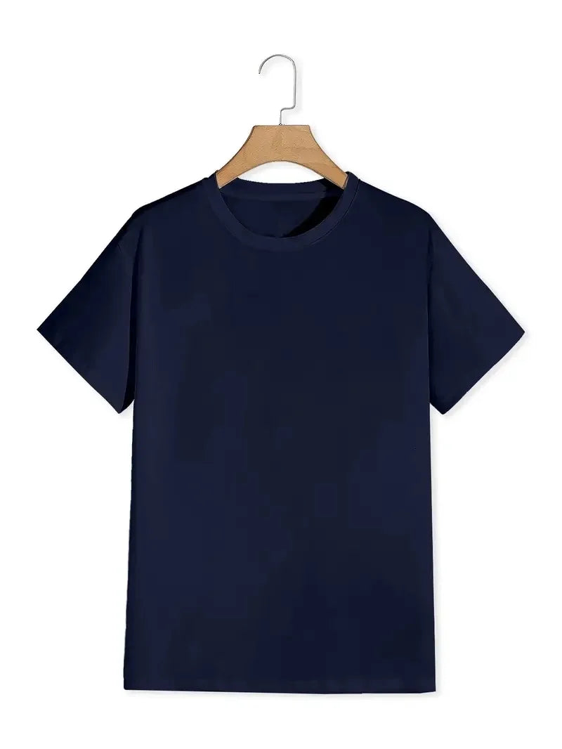 Men’s Summer 100% Cotton Casual T-Shirt Oil Painting Print | Loose Fit | Breathable Comfort