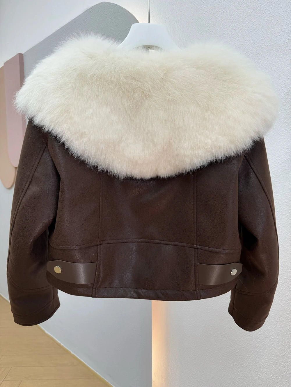 2023 New Fashion Womens Puffer Jackets Winter Natural Fox Fur Collar Goose Down Jackets Parkas Luxury Clothing