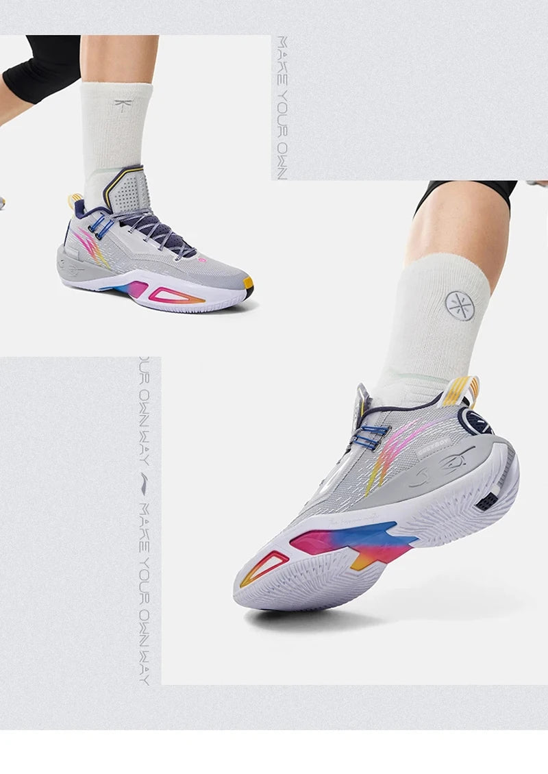 WADE FISSION 9 Professional Basketball Shoes – BOOM Cushion, Stable Support Sneakers
