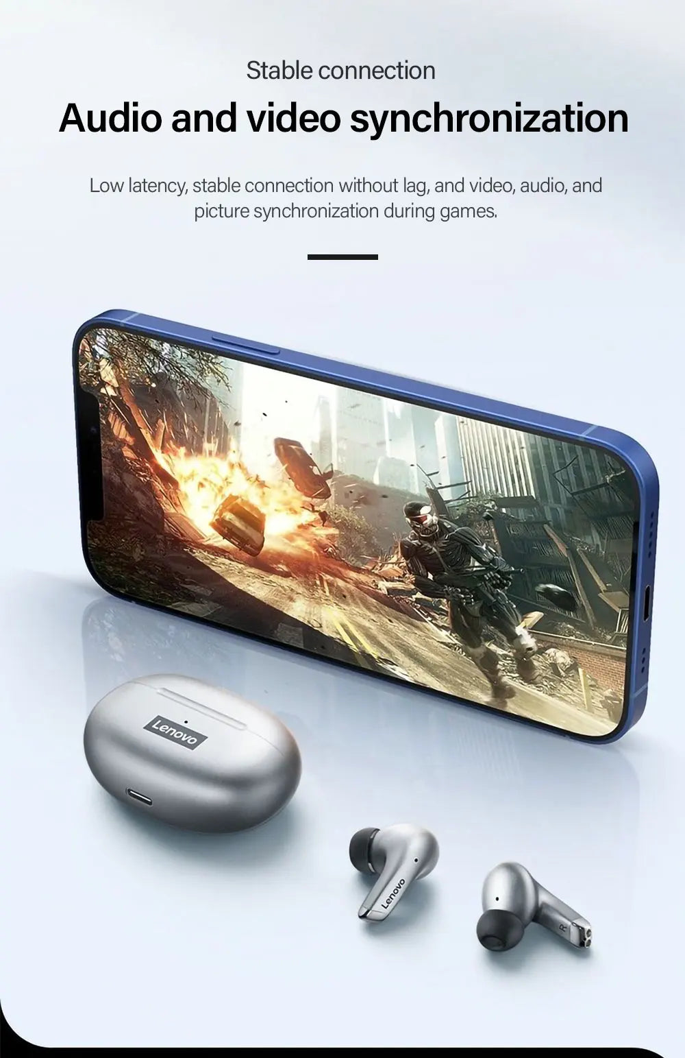 سماعات لينوفو LP5 TWS بلوتوث 9D ستيريو هاي فاي رياضية مقاومة للماء لاسلكية لأجهزة iPhone 13 وسماعات شاومي بلوتوث