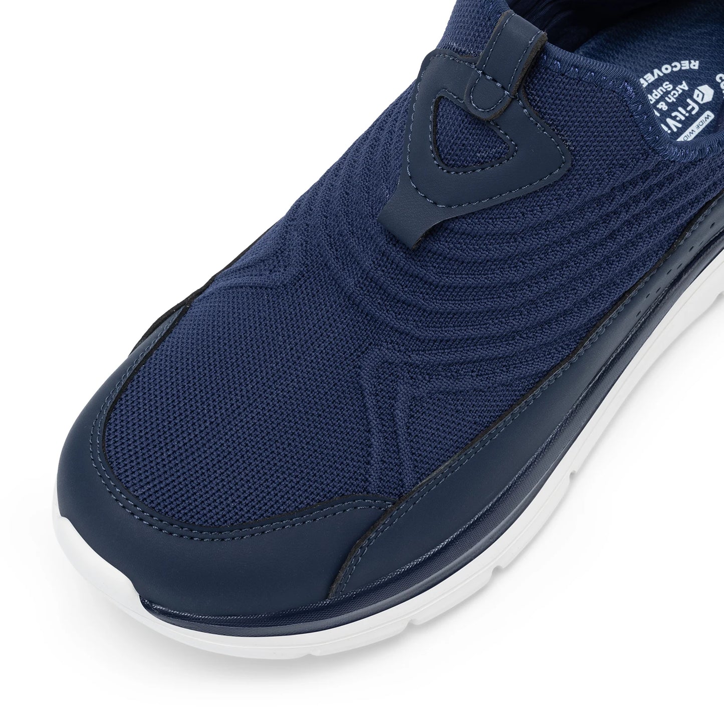 Fitville Wide Men's Slip-On Walking Shoes Lightweight Breathable Outdoor Casual Sports Running Shoes Sneakers For Swollen Feet