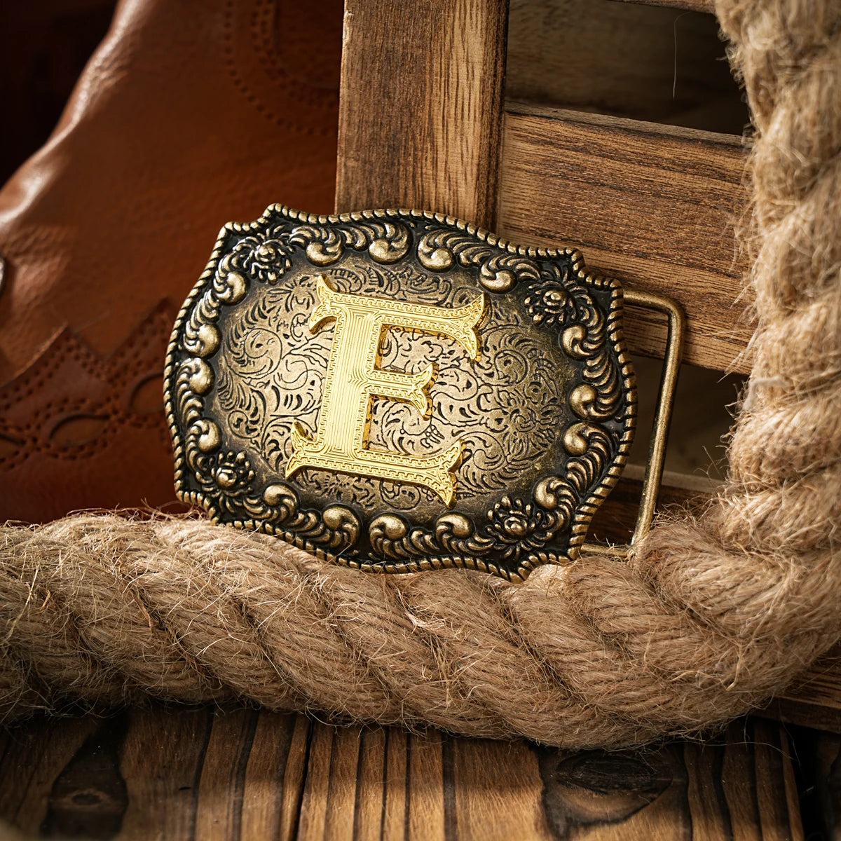 Western style letter motherboard buckle belt buckle head belt buckle head one