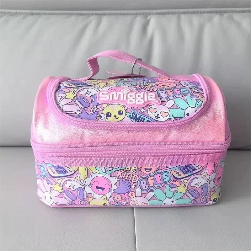 Genuine Australia Smiggle Backpack Pink Sunflower School Bag Cartoon Series Anime Backpack Student Gift Separate Purchases