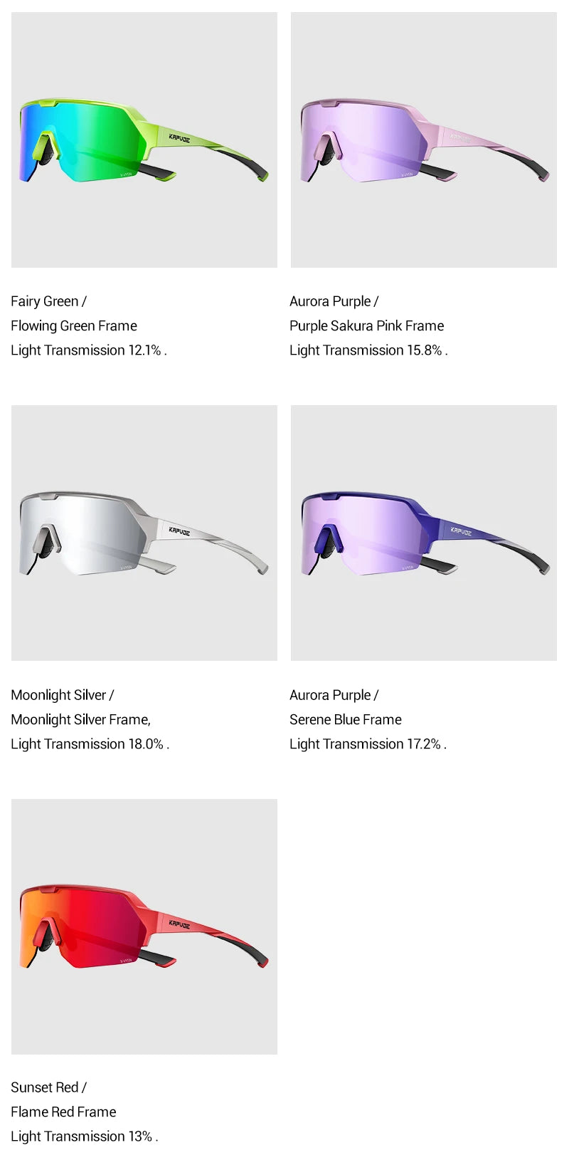 KAPVOE Outdoor Cycling Sunglasses Men MTB Glasses Bike Cycling UV400 Eyewear Women Bicycle New Mountain Sports Hiking Eyewear