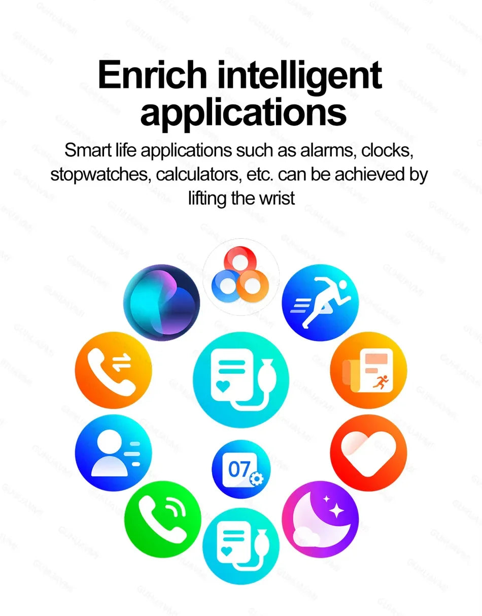 Smartwatch Men Women NFC AMOLED Screen Always Show Time Clock Bluetooth Call IP68 Waterproof Smart Watch Sport Fitness Bracelet