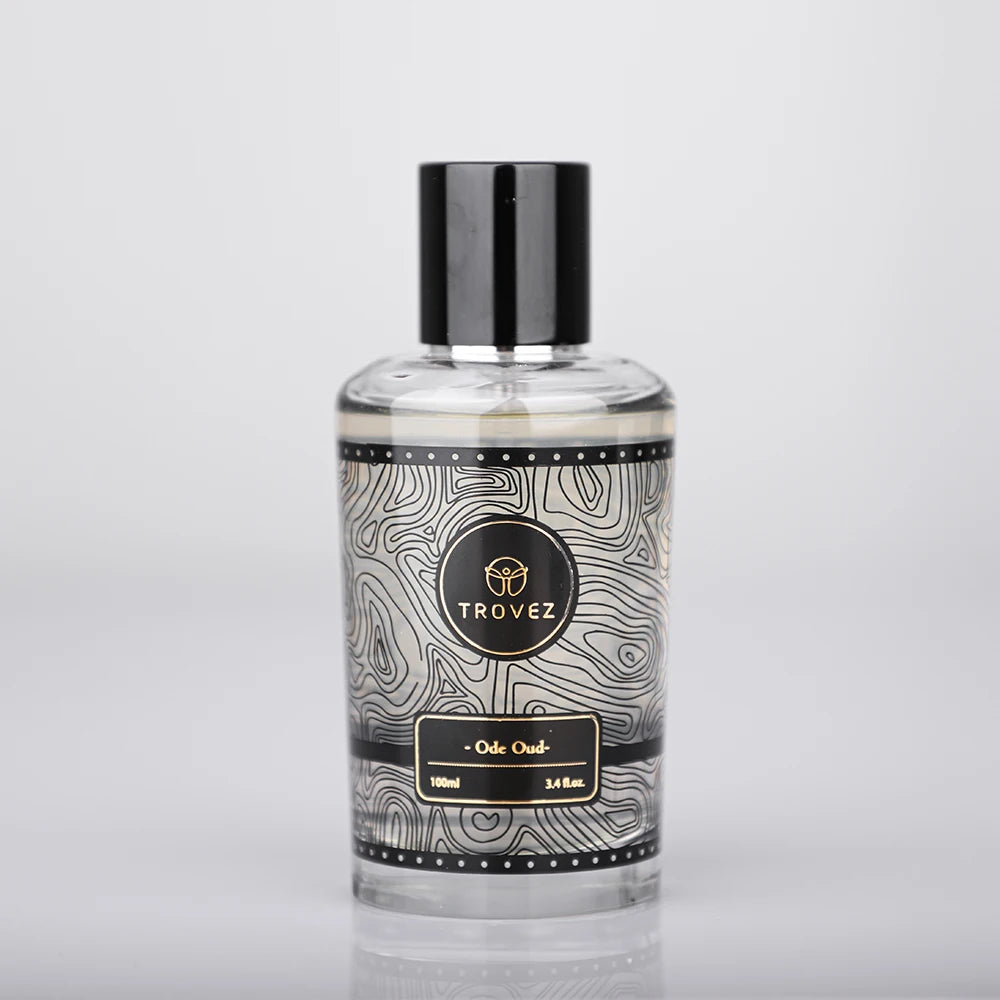 TROVEZ Ode Oud 100ml Perfume Wood Oriental Tone Long-lasting Fragrance Unisex Perfume Body Spray Rich Arabic Perfumes Scent Gift