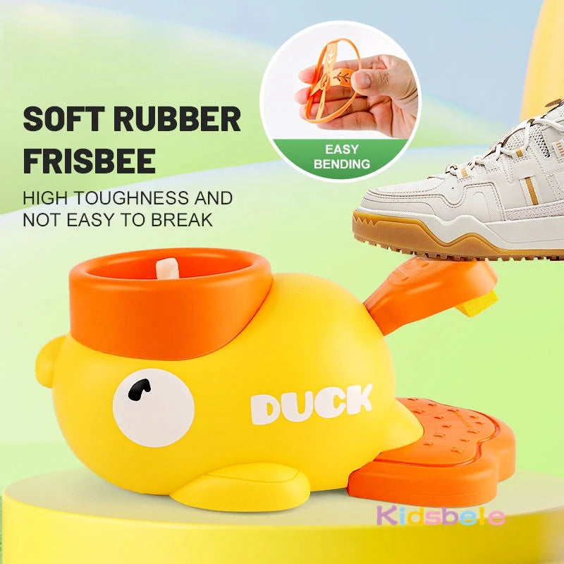 Flying Disc Shooters Duck Saucer Outdoor Yard Shooting and Catching Sport Training Educational Garden Game Kids Flying Disc Toy