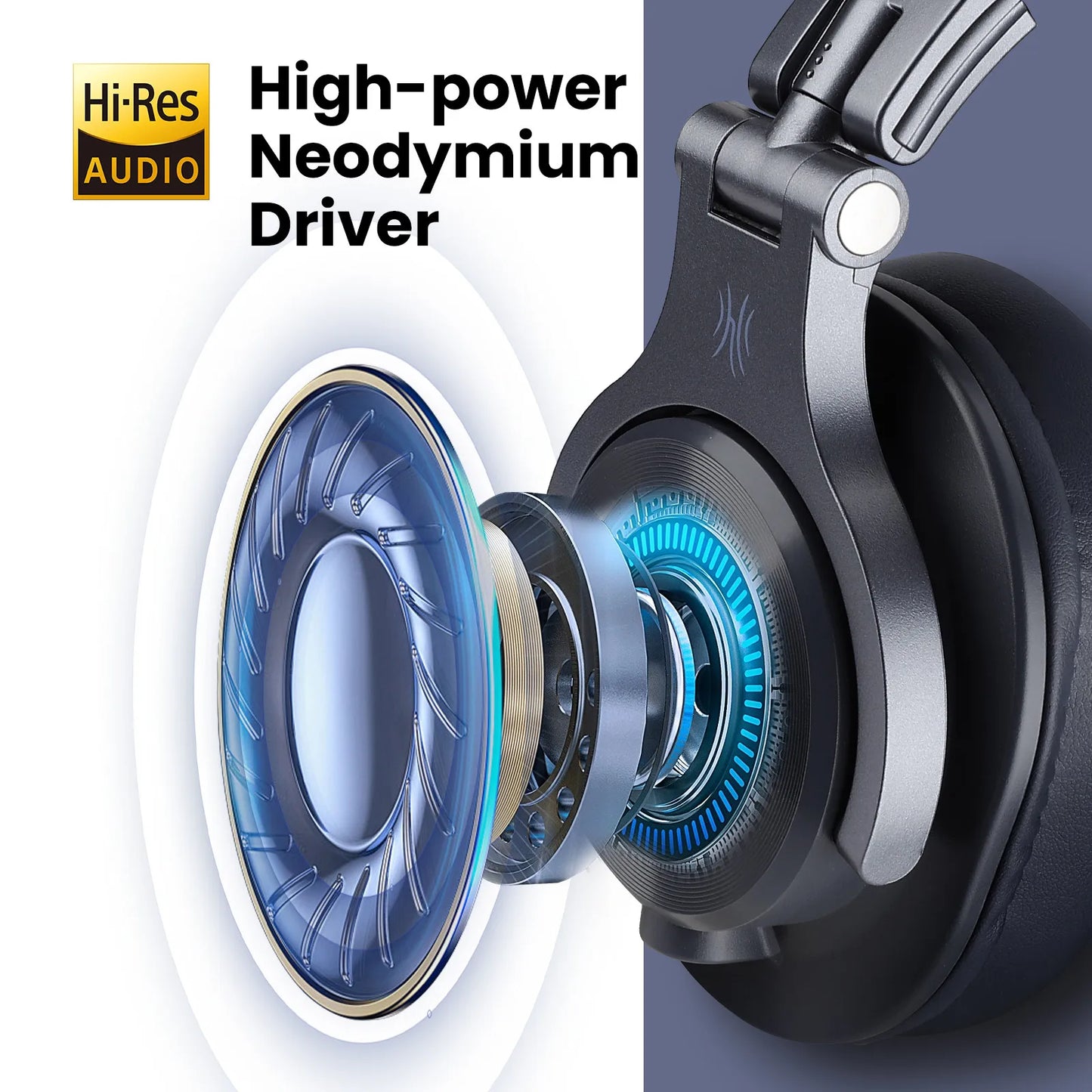 Oneodio A71 Wired Headphones For Computer Phone With Mic Over Ear Stereo Hi-Res Headset Studio Headphone For Recording Monitor
