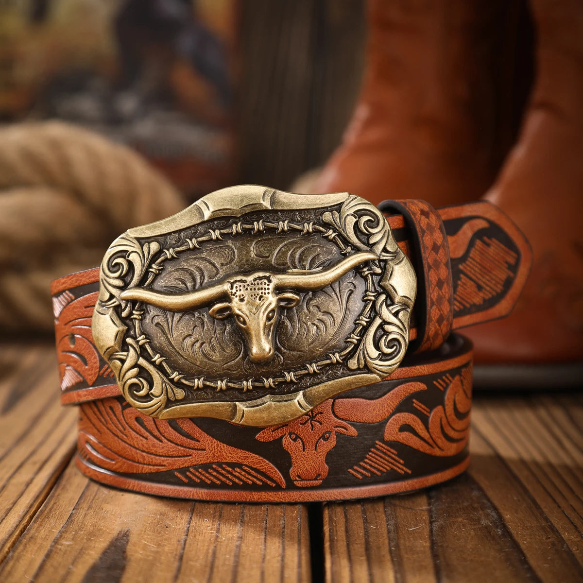 Vintage meets fashion! PU alloy buckle belt, suitable for both men and women, to create a personalized Western style
