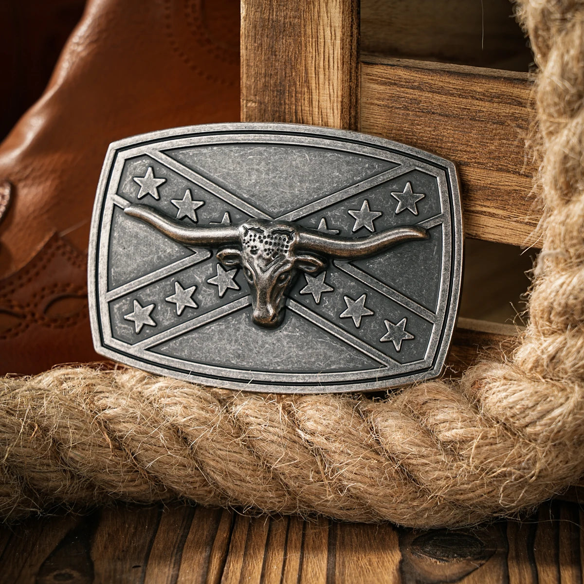 Western style plate buckle belt metal buckle one belt buckle