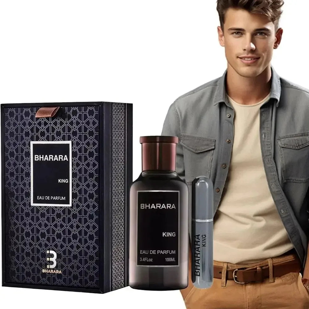 100ml Perfume Brand Bharara King Man Eau De Parfum Masculine Perfumes Luxury Fragrance Body Spary Cologne Pheromone Fragrance