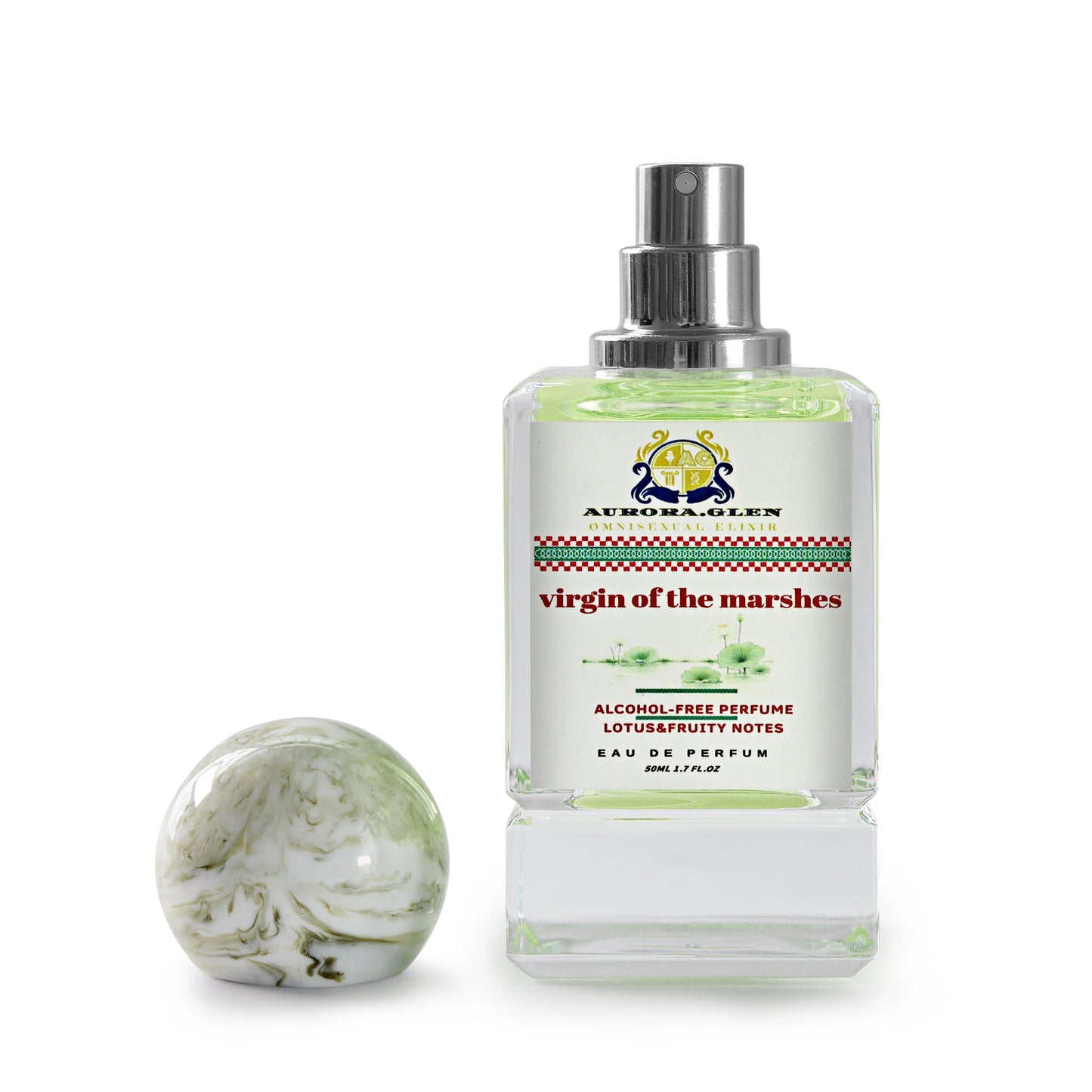 Clear Lotus Perfume 50ML Floral Water Fragrance for Women Fresh Apple Lily of the Valley Long-Lasting Musk Jasmine Berry Scent