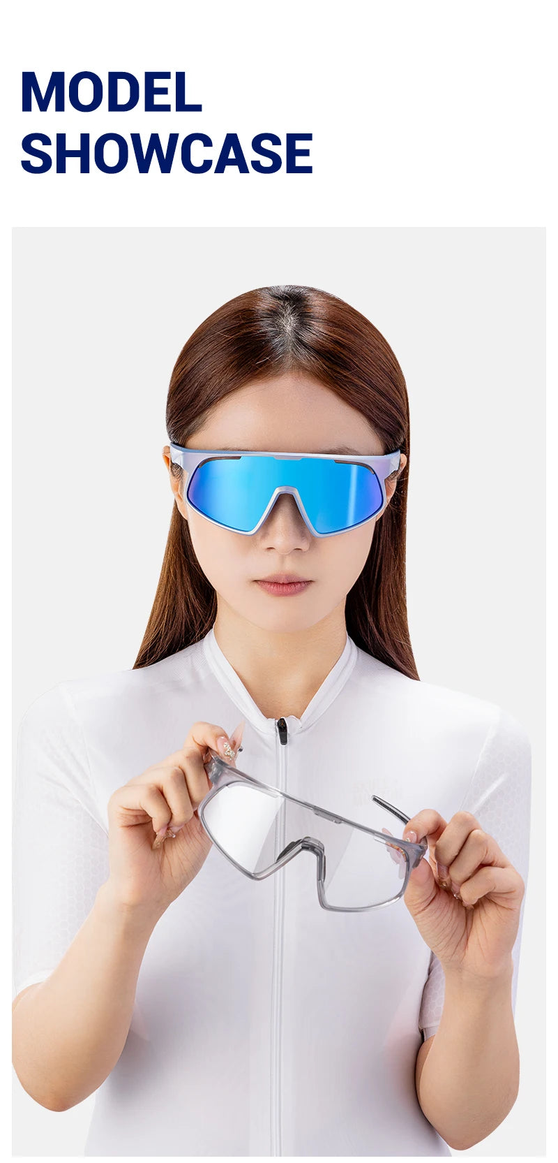 Kapvoe New Cycling Glasses Sports Glasses Sunglasses Men Women Hiking Glasses Bike MTB Bicycle Outdoor Eyewear UV400 Goggles