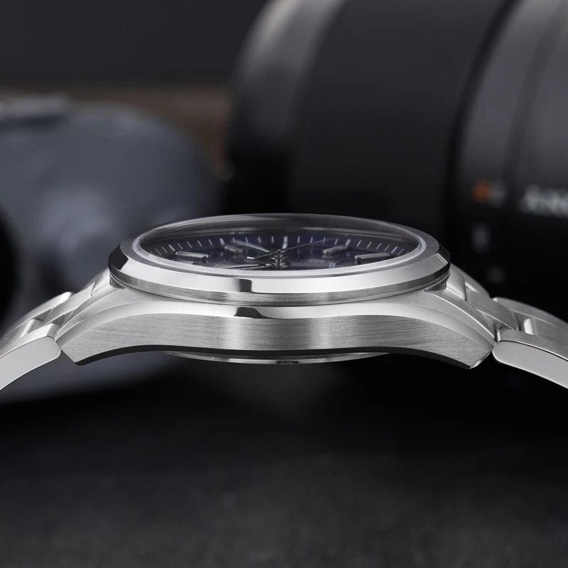 Watchdives WD0003B Original Design Aventurine Dial Men Watch VH31 Sweep Seconds Quartz Movement 36mm Watches Luminous Waterproof