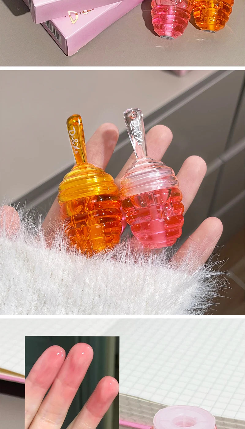Honeypot lip oil set box Moisturizing hydrating layer mist lipstick all match lip moisturizing lip toot lip gloss parity