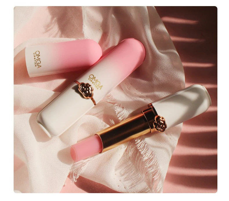 Peach Color Change Lipstick Non-Stick Cup Jelly Lipstick Moisturizing Moisturizing Color Change Lip Balm Warm Change Lip Balm