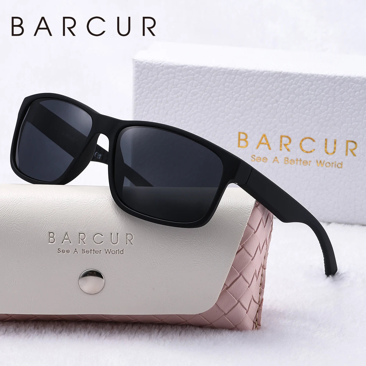 BARCUR Sports Fashion Women Sunglasses Durable PC Frame Cycling Outdoor Sports UVA*B Polarized Sunglasses Clothing Accessories