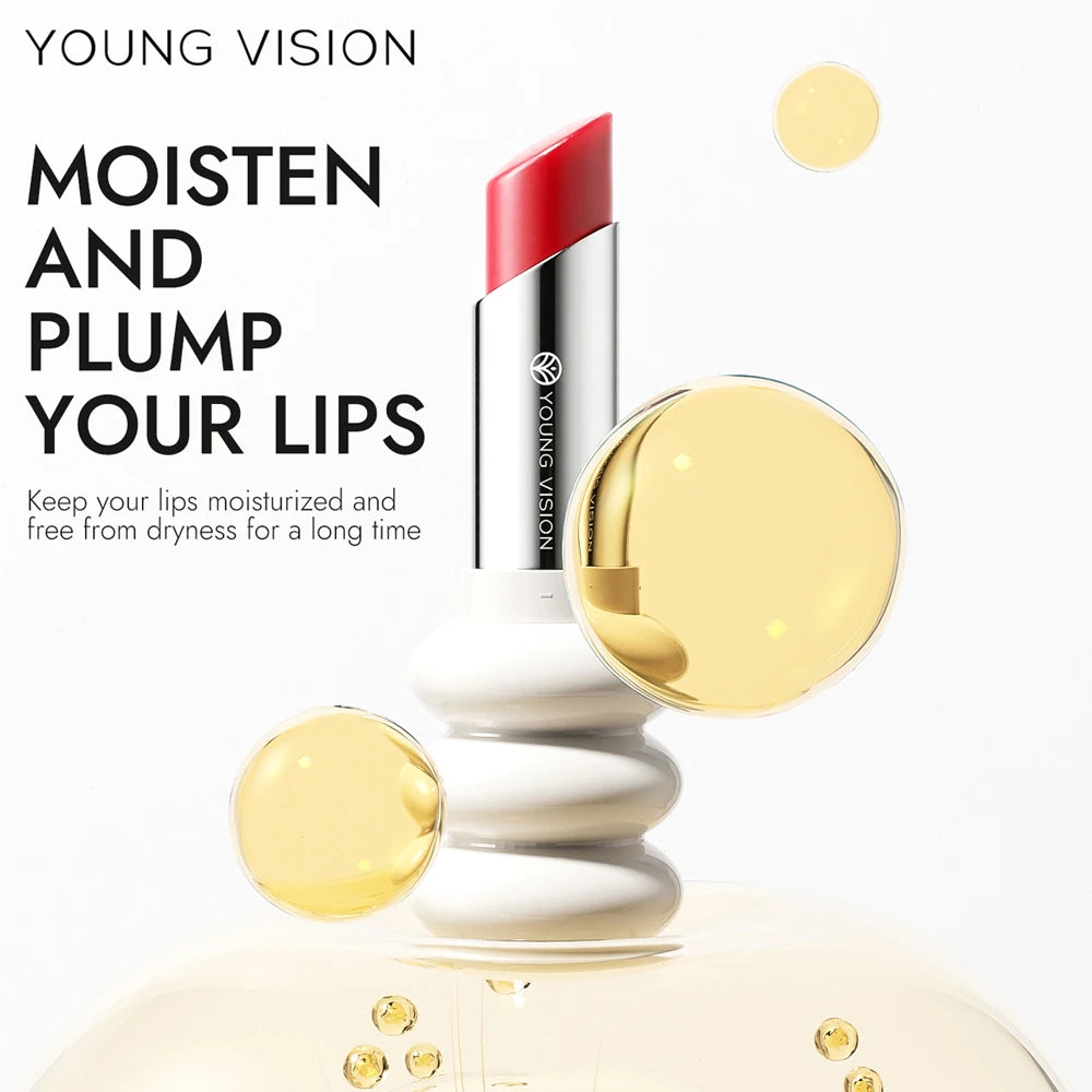YOUNG VISION 6 Colors Fine Shimmer Nourishing Light Lipstick Long Lasting Colors Easy to Apply Lip Moisturizing Lipstick