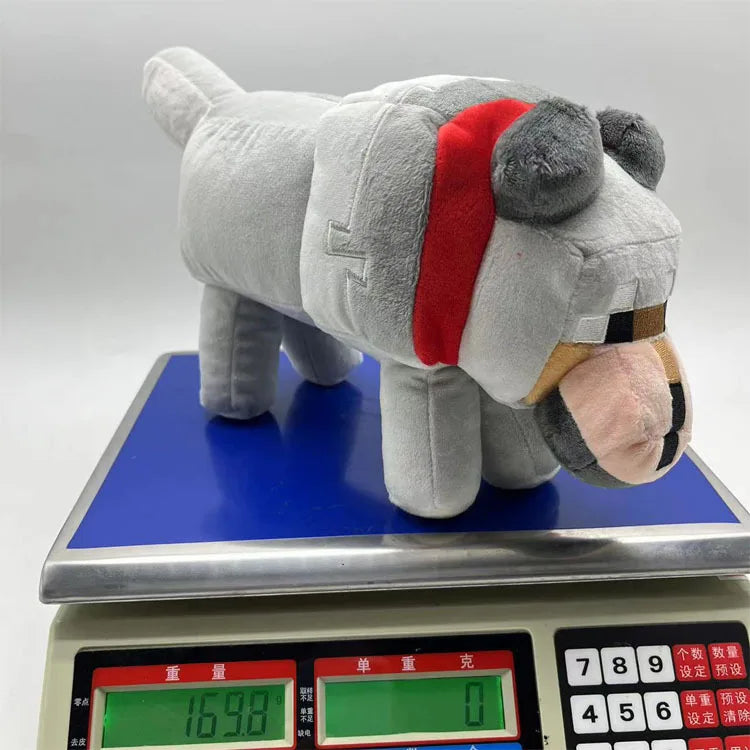 Game MC Baby Pig Plush Stuffed Toys Wolf Ocelot Baby Pig Enderman Plush Soft Animals Toy Doll for Kids Children Gifts