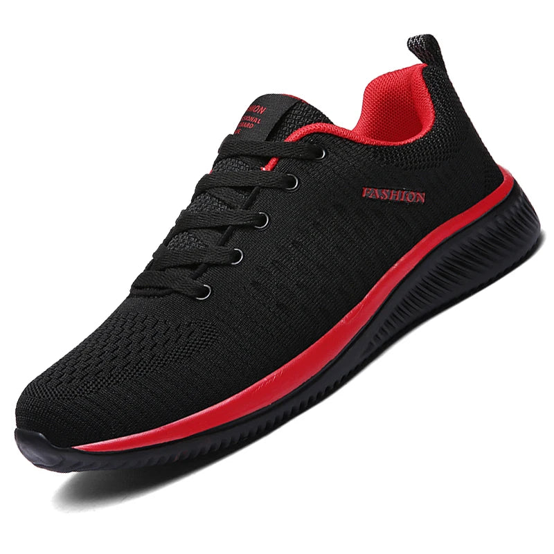 MAEDEF Athletic Shoes for Men Shoes Sneakers Black Casual Men Women Knit Sneakers Breathable Athletic Running Walking Gym Shoes