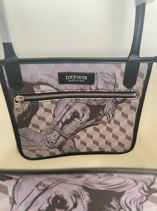 LOUP NOIR New Tote Bag for Women Famous Brands Bag Large Capacity Shoulder Women Bags LOUP NOIR Bag High Quality Casual Totes