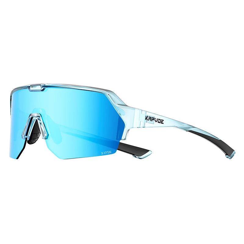 KAPVOE Outdoor Cycling Sunglasses Men MTB Glasses Bike Cycling UV400 Eyewear Women Bicycle New Mountain Sports Hiking Eyewear