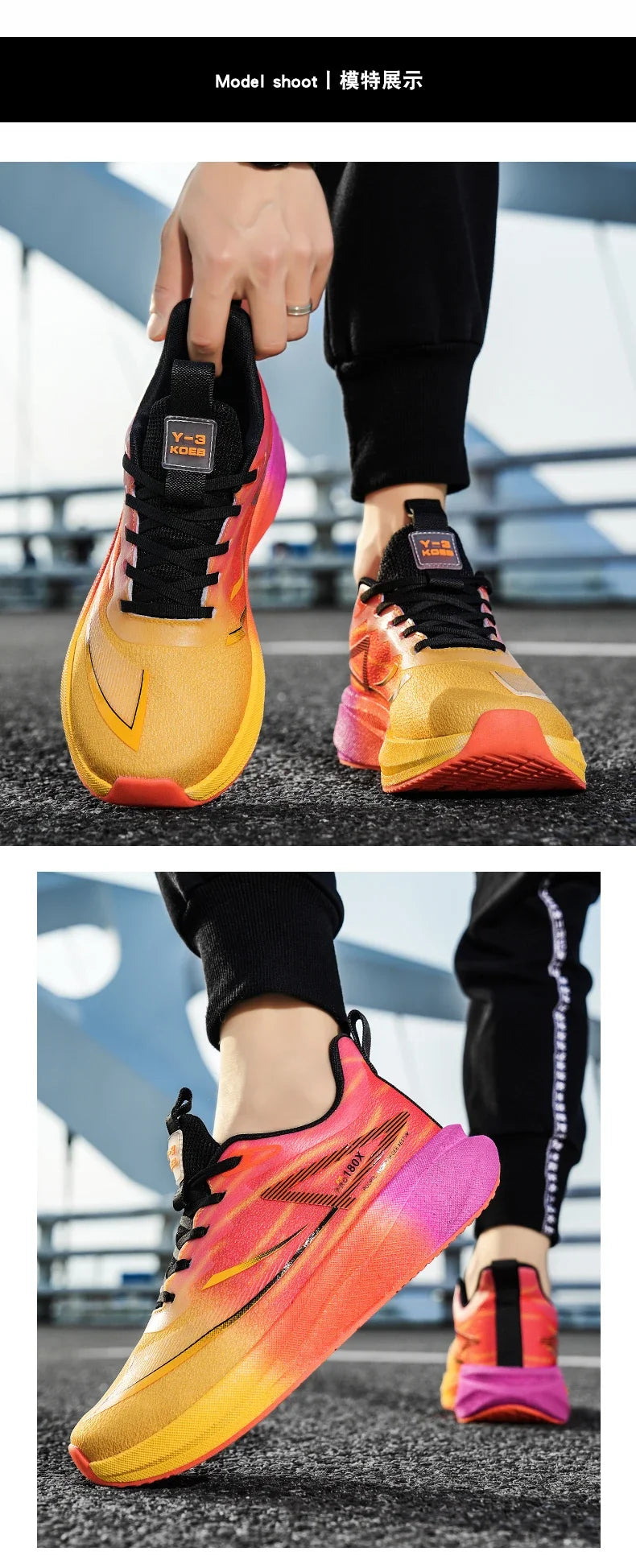 Marathon Air Cushion Men Sports Running Shoes Breathable Lightweight Women's Comfortable Athletic Nonskid Carbon Plate Sneakers
