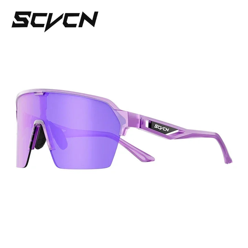 SCVCN New Outdoor Sunglasses Men Road Driving Bike Cycling Glasses Sports Hiking Running Women Bicycle Cycling UV400 Goggles