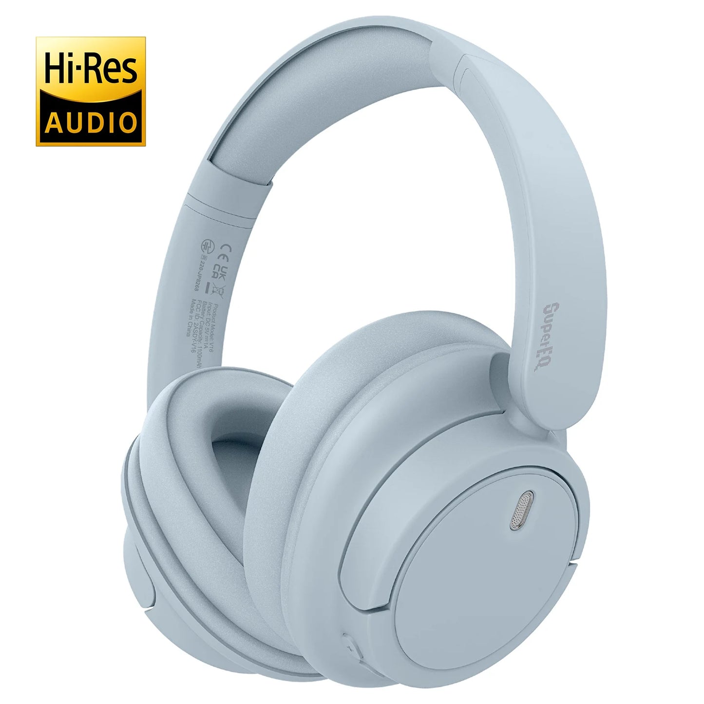 Oneodio SuperEQ V16 Wireless Headphones Bluetooth 5.3 Over Ear Headset With Mic Bass/Pop Mode Hi-Res Foldable Headphones 90H