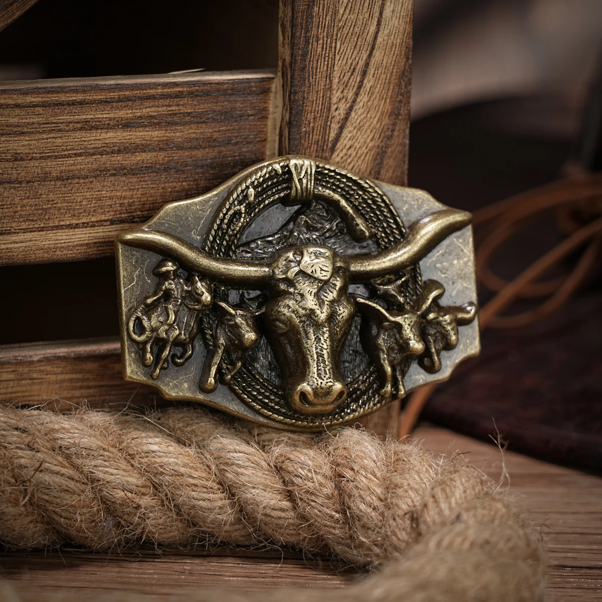 Western Belt Buckle Initial Vintage-Cowboy Rodeo Silver Large Skull Belt Buckle for Men Women