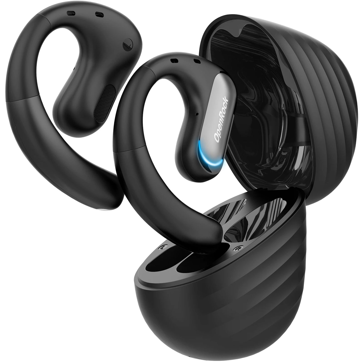 Oneodio OpenRock Pro Open Ear Wireless Headphones Sports Air Conduction Bass Earphones Bluetooth 5.2 Earbuds TWS With 4 Mic ENC