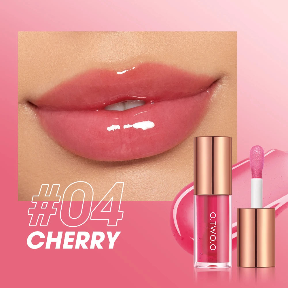 O.TWO.O Color Changing Lipstick 3-in-1 Lip Blam Transferproof Long Lasting Non-Sticky Moisturizing Glossy Shine Lip Gloss Makeup