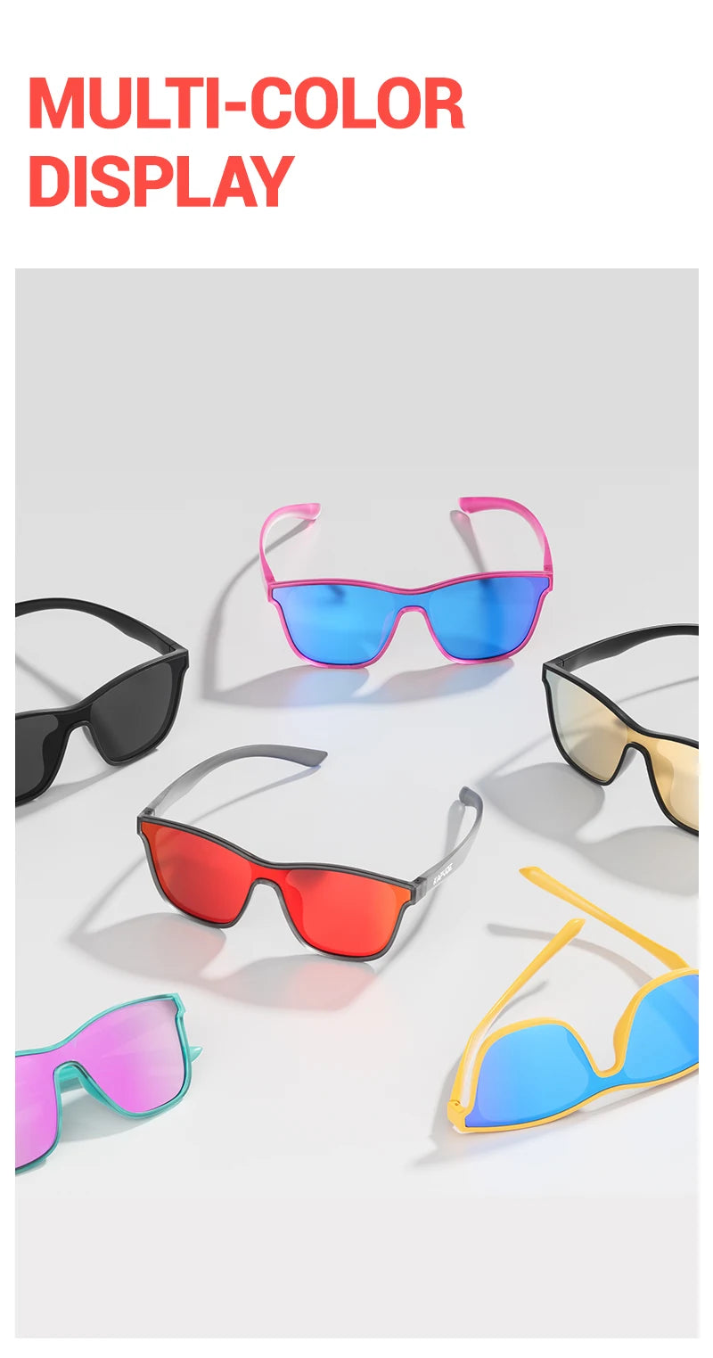 Kapvoe Polarized Outdoor Road Marathon Sports Cycling Glasses Men Women Riding Cycling Sunglasses UV400 Cycling Running Goggles