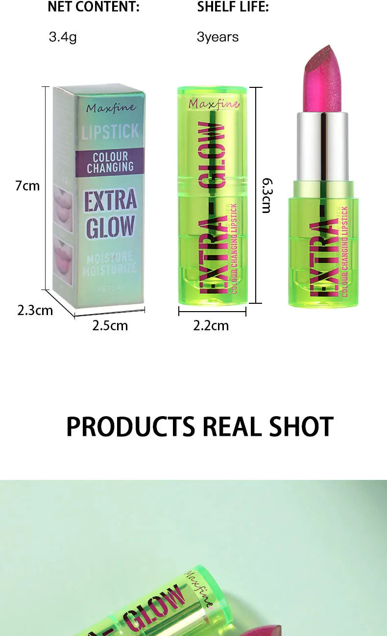 Jelly Color Changing Moisturizing Lip Balm Temperature Color Changing Non-fading Waterproof Lasting Lipstick