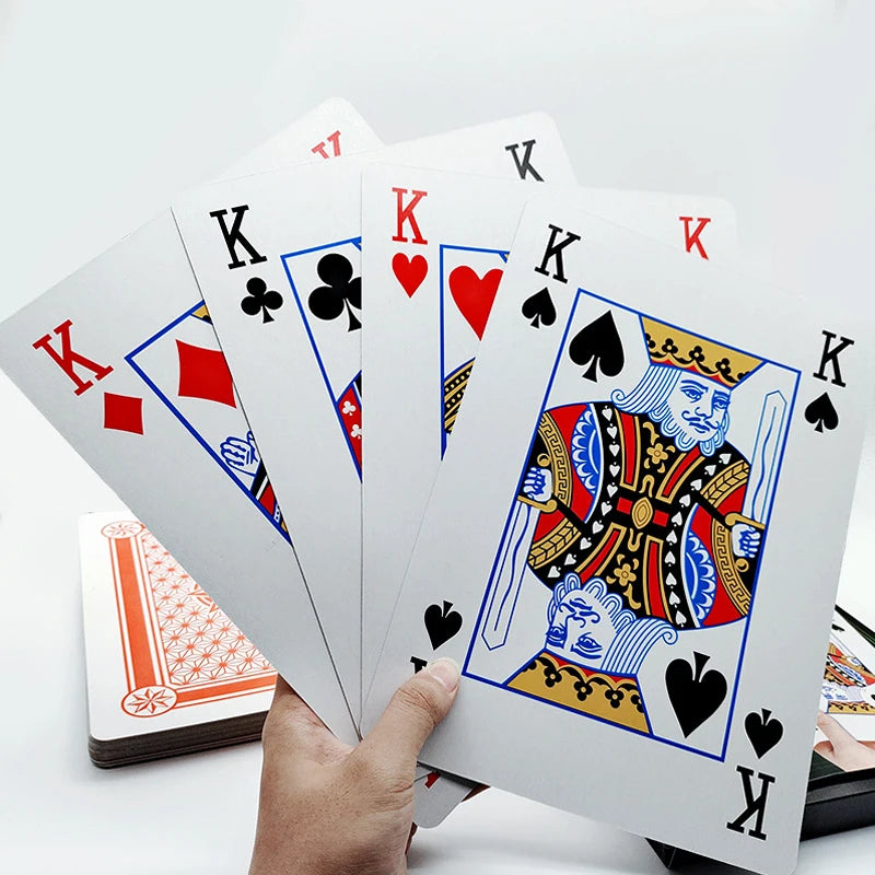 Giant Oversized Playing Cards Jumbo Fun Games Carnival Birthday Wedding Party Favors Juegos De Mesa Divertidos