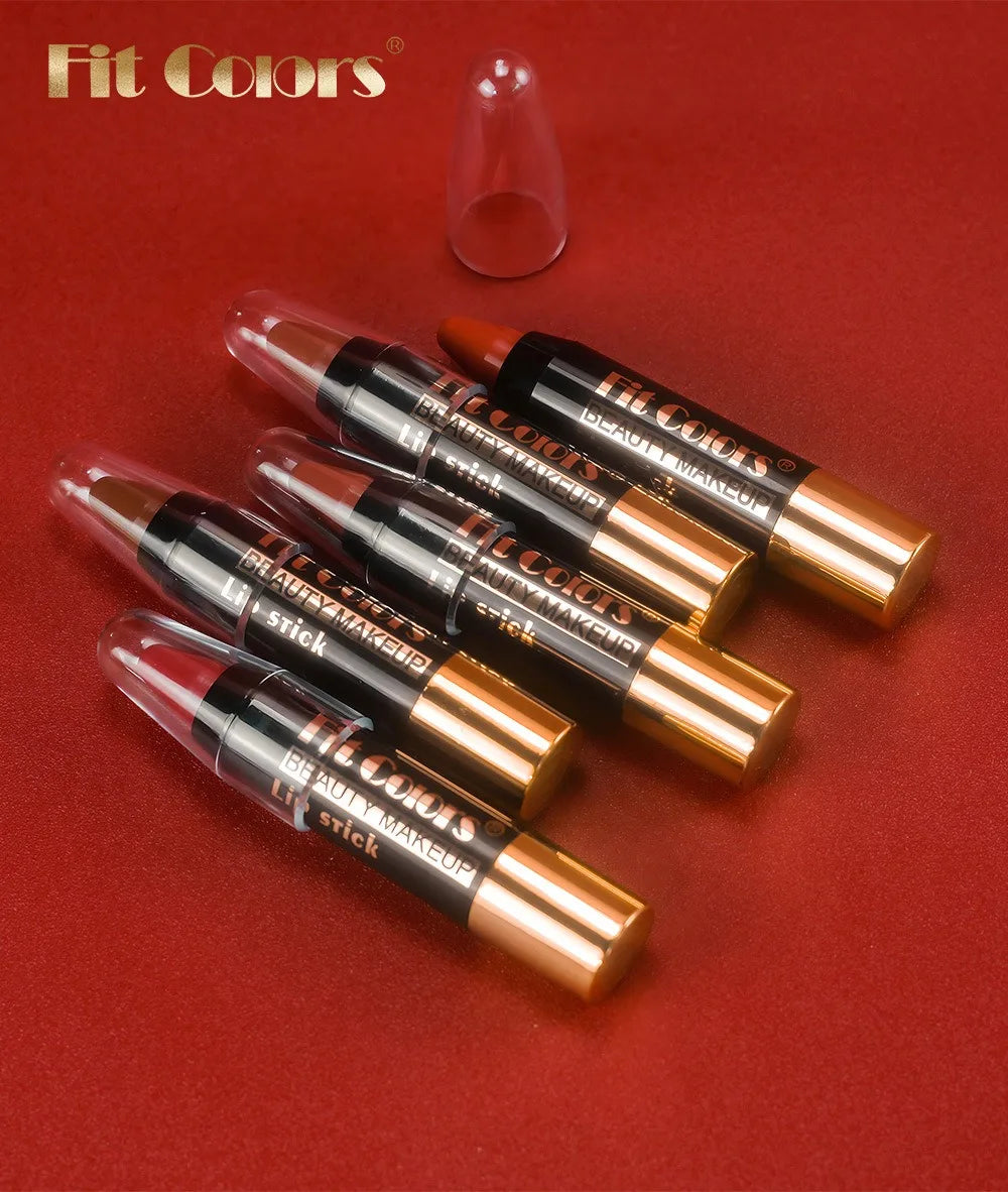 Moisturizing Crayon Lip Gloss Stick Velvet Long Lasting Non Stick Cup Lip Balm Waterproof Jelly Tint Lipstick Liner Pen Makeup