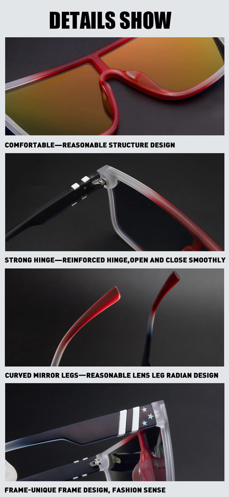 Polarized Sunglasses for Men Outdoor Cycling Glasses Cycl for Women Climbing Eyewear Mountain Road Bike Bicycle Cycling Goggles