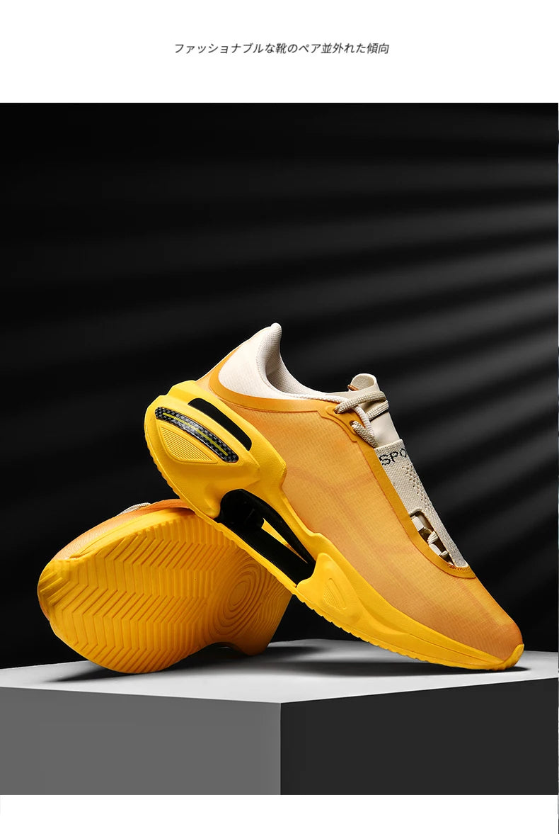 UrbanFlex™ Breathable Height-Lift Sneakers – Men's Casual Athletic Trainers