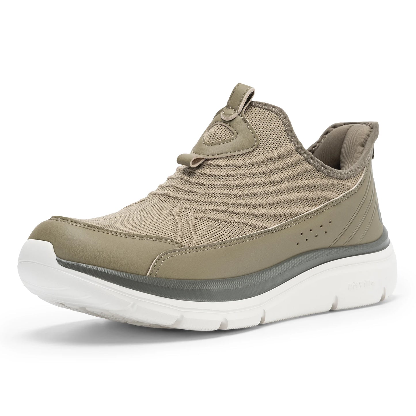 Fitville Wide Men's Slip-On Walking Shoes Lightweight Breathable Outdoor Casual Sports Running Shoes Sneakers For Swollen Feet