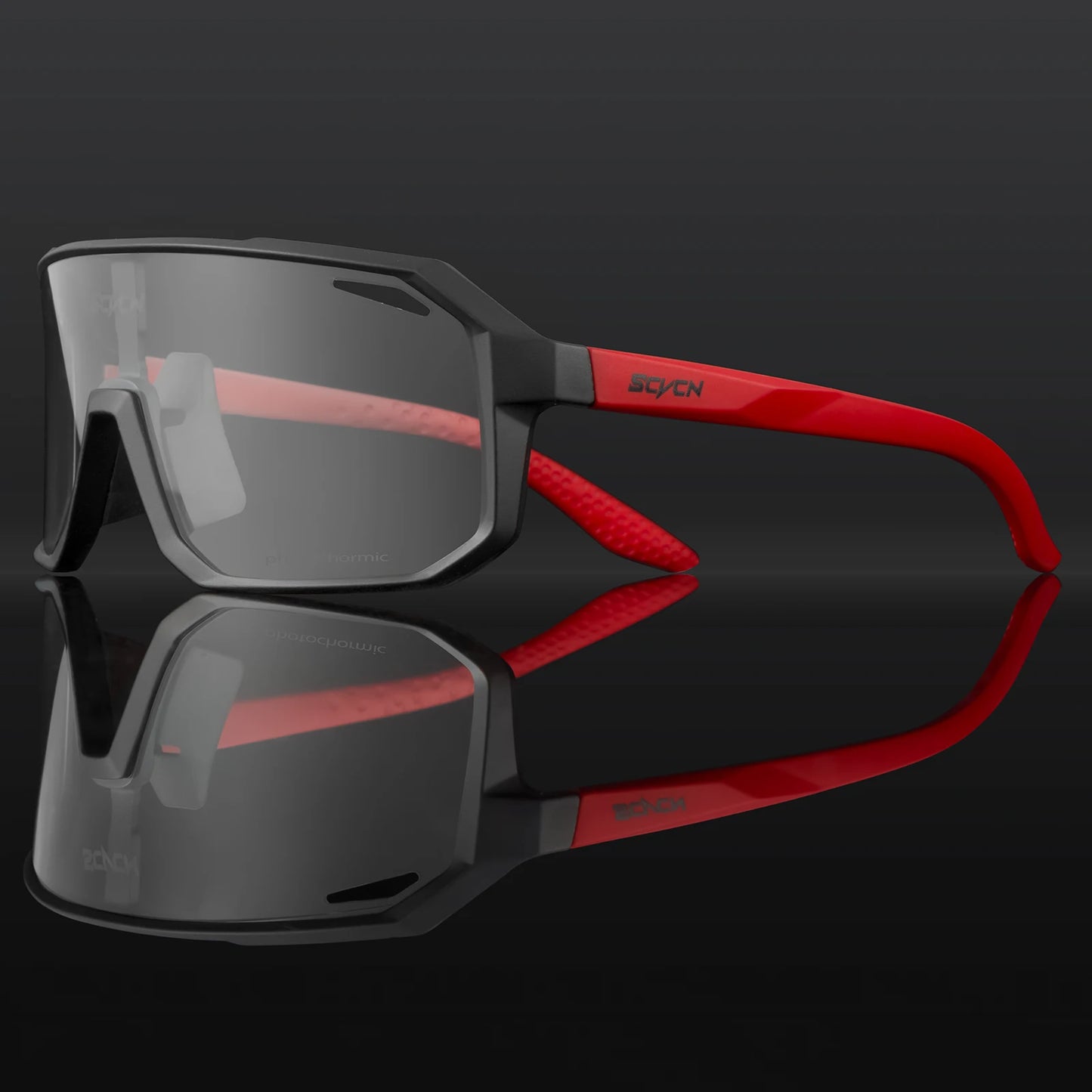 SCVCN Men Bike Photochromic Glasses Cycling Sunglasses for Women Sports Running MTB Biking Eyewear Road Mountain Bicycle Goggle