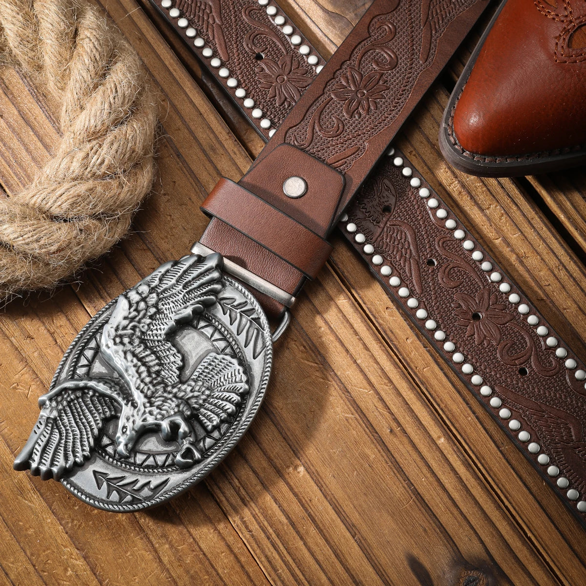Vintage and fashion collision! PU leather alloy buckle waistband, for both men and women, to create a personalized western styl