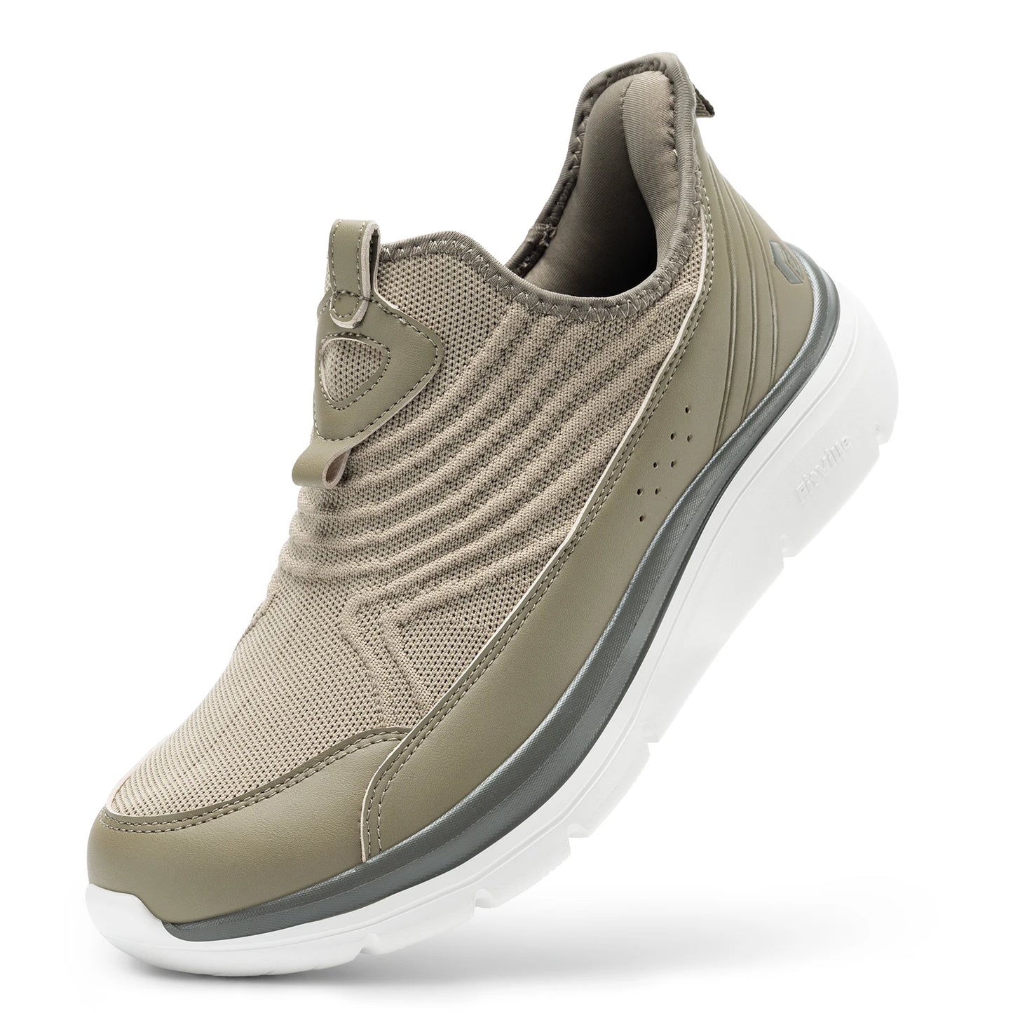 Fitville Wide Men's Slip-On Walking Shoes Lightweight Breathable Outdoor Casual Sports Running Shoes Sneakers For Swollen Feet